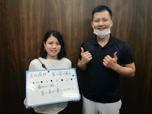 首・肩の痛み、患者様の声